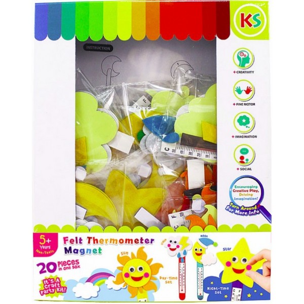 Felt Thermometer Magnet Party Kit Pack of 20